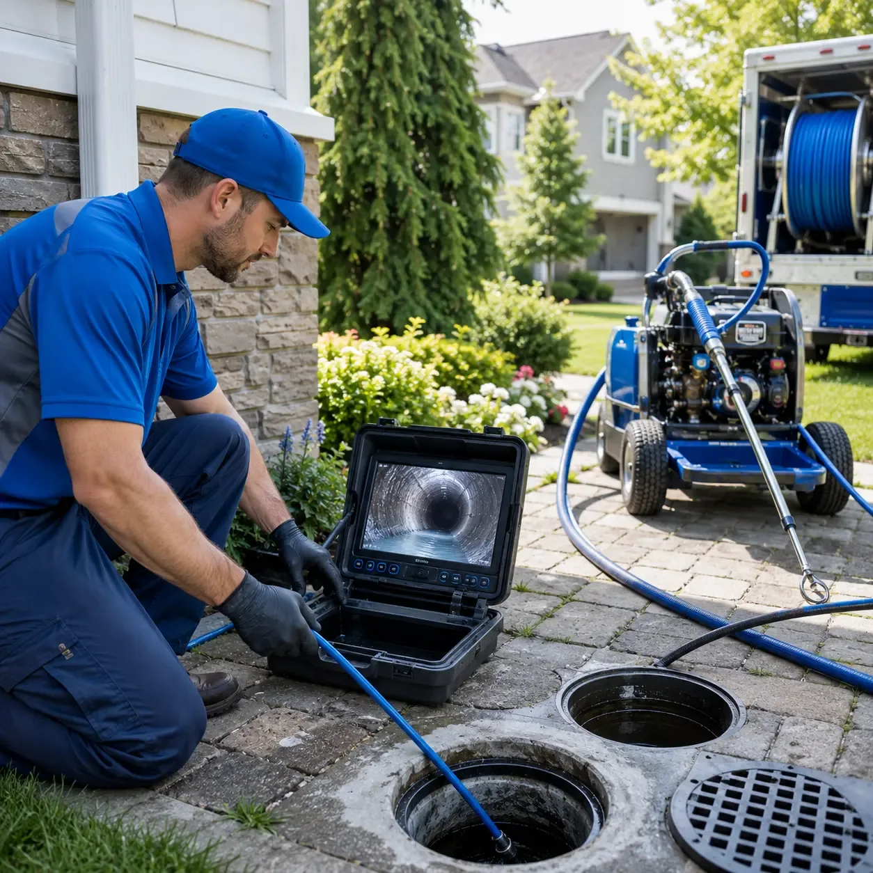 Outdoor drain cleaning professionals serving Cisco, GA